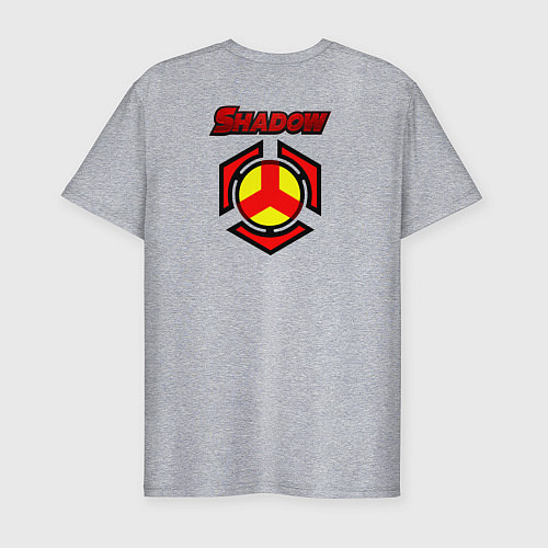 Мужская slim-футболка SonicSW / Меланж – фото 2