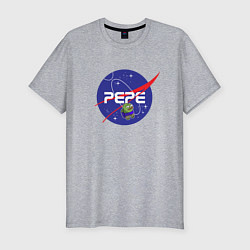 Футболка slim-fit Pepe Pepe space Nasa, цвет: меланж