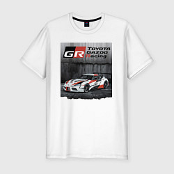 Мужская slim-футболка Toyota Gazoo Racing Team