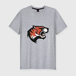 Футболка slim-fit Tiger Mood, цвет: меланж