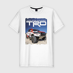 Мужская slim-футболка Toyota Racing Development, desert
