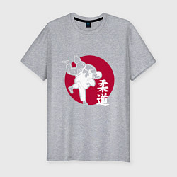 Футболка slim-fit Japan Judo, цвет: меланж