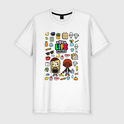 Футболка slim-fit TOCA LIFE WORLD ТОКА ЛАЙФ ВОРЛД TOCA BOCA, цвет: белый