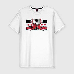Мужская slim-футболка CM Punk AEW BITW