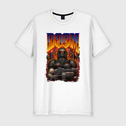 Мужская slim-футболка DOOM 64