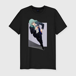 Мужская slim-футболка Махито из Магической Битвы 1000 летний ребенок