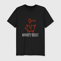 Футболка slim-fit Копилка - Money Heist, цвет: черный