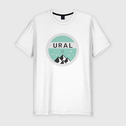 Мужская slim-футболка УРАЛ 01