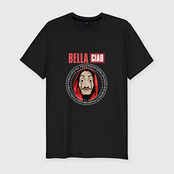 Футболка slim-fit Dali Bella Ciao, цвет: черный