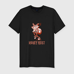Мужская slim-футболка Money Heist Wolf