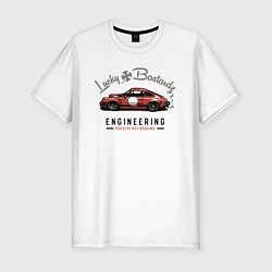 Футболка slim-fit Porsche Lucky Bastardz, цвет: белый