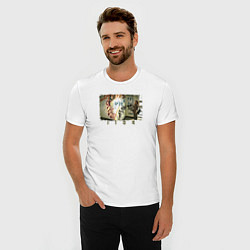 Футболка slim-fit Jiok, цвет: белый — фото 2