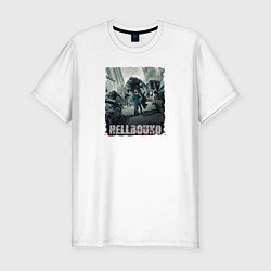 Футболка slim-fit Пришло твое время, цвет: белый