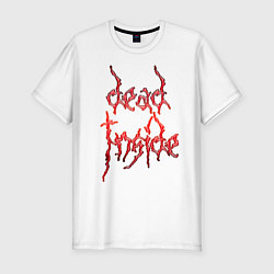 Футболка slim-fit Dead Inside red, цвет: белый