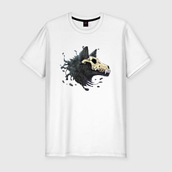 Мужская slim-футболка Cool wolf