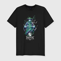 Футболка slim-fit Lord Raiden Мортал Комбат, цвет: черный