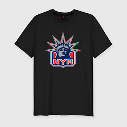 Мужская slim-футболка Нью Йорк Рейнджерс New York Rangers