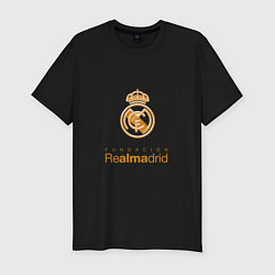 Мужская slim-футболка Real Madrid Logo