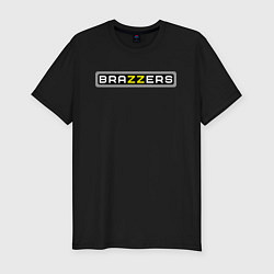 Мужская slim-футболка Brazzers