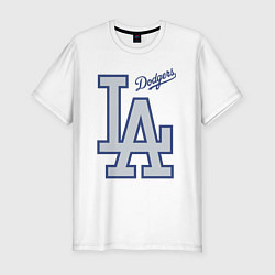 Футболка slim-fit Los Angeles Dodgers - baseball team, цвет: белый