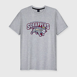 Футболка slim-fit Mahoning Valley Scrappers, цвет: меланж