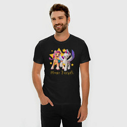 Футболка slim-fit Magic Pony Friends, цвет: черный — фото 2