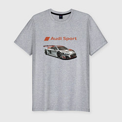 Мужская slim-футболка Audi sport - racing team