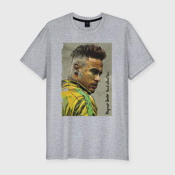 Мужская slim-футболка Neymar Junior - Brazil national team