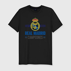 Мужская slim-футболка Real Madrid Реал Мадрид