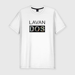 Футболка slim-fit LAVANDOS, цвет: белый