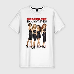 Футболка slim-fit Desperate Housewives - Отчаянные Домохозяйки, цвет: белый