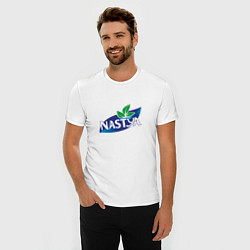 Футболка slim-fit Nestea Настя, цвет: белый — фото 2