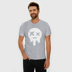 Футболка slim-fit РИСУНОК НА ФУТБОЛКЕ ЭДГАРА EDGAR BRAWL STARS, цвет: меланж — фото 2