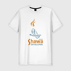 Мужская slim-футболка Senior Shawa Developer