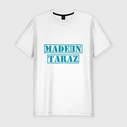 Мужская slim-футболка Тараз Казахстан