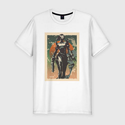 Футболка slim-fit Viper Valorant Art, цвет: белый