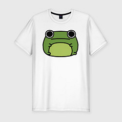 Футболка slim-fit Frog Lucky, цвет: белый
