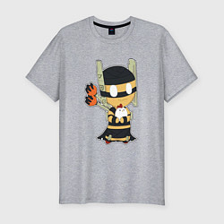 Футболка slim-fit Shadow Shaman Chibi, цвет: меланж