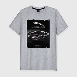 Мужская slim-футболка Jaguar concept