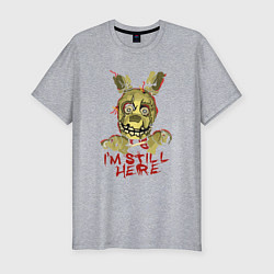 Футболка slim-fit Five Nights at Freddy 0044 Бонни, цвет: меланж