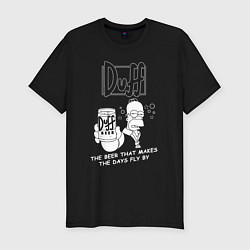 Футболка slim-fit DUFF, SIMPSONS, Симпсоны, цвет: черный