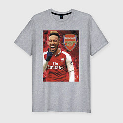 Мужская slim-футболка Arsenal, Pierre-Emerick Aubameyang