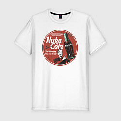 Футболка slim-fit Nuka Cola Ice Cold Retro, цвет: белый