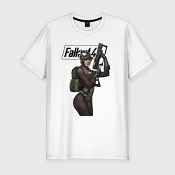 Мужская slim-футболка Fallout Hero