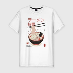 Мужская slim-футболка Японский стиль рамен