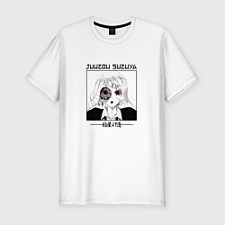 Мужская slim-футболка Токийский гуль Tokyo Ghoul, Джузо Сузуя Juuzou Suz