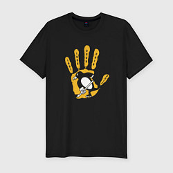 Футболка slim-fit Pittsburgh Penguins Питтсбург Пингвинз Кубок Стэнл, цвет: черный