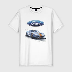 Мужская slim-футболка Ford Motorsport