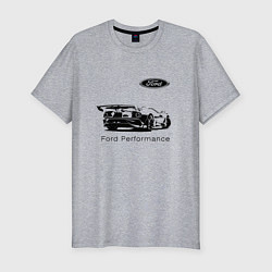 Футболка slim-fit Ford Performance Racing team, цвет: меланж