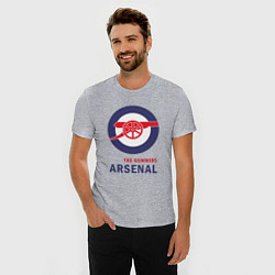 Футболка slim-fit Arsenal The Gunners, цвет: меланж — фото 2